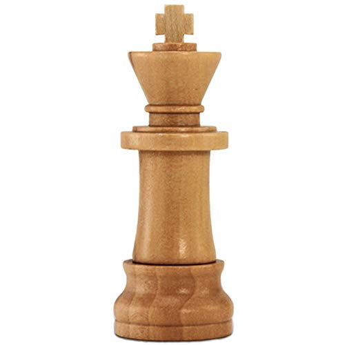 Ulticool - König Schachfigur Holz 32 GB - Chess King Wood USB Stick - Schach - Memory Stick Data Storage - Pen Drive - Speicherstick - Holz Braun