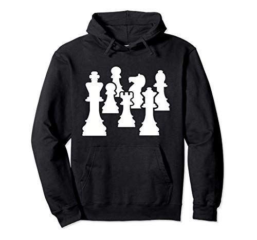 Schach Schachfiguren Pullover Hoodie