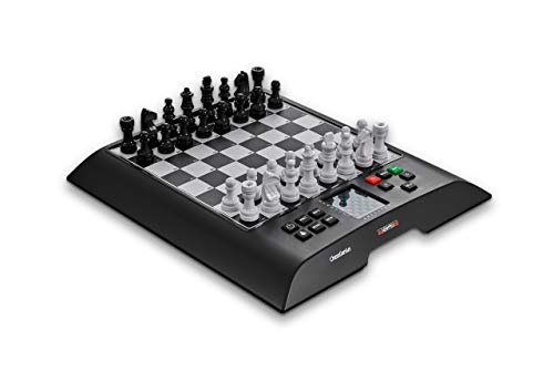 MILLENNIUM ChessGenius M810 Version 2024 - Schachcomputer mit bis zu 2050 ELO, Leichtgängiges Drucksensorbrett, magnetische Figuren, beleuchtetes Display